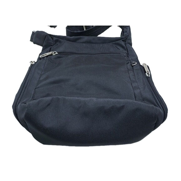 Travelon Anti Theft Crossbody Messenger RFID Black Purse Bag Basic - Picture 3 of 8